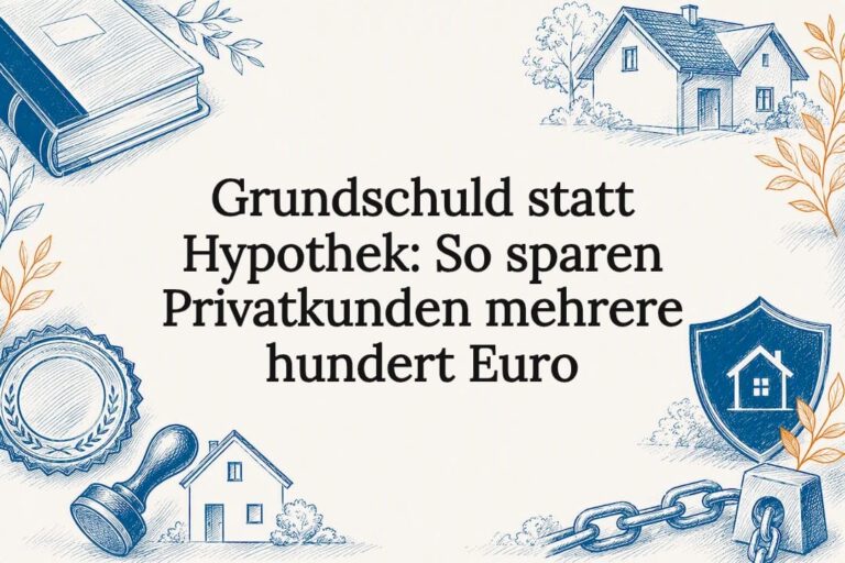 Gestaltete Titelkarte zu Grundschuld und Hypothek