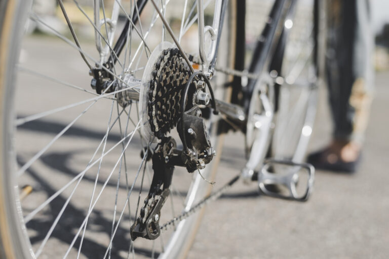 bicycle s detail view rear wheel with chain sprocket scaled