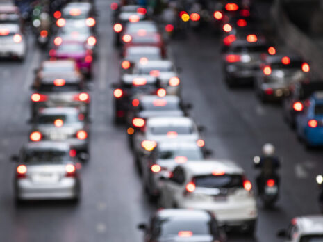 busy crowded traffic jam road scaled