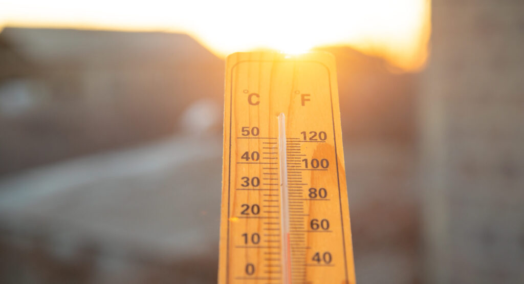thermometer sky background sunset weather scaled